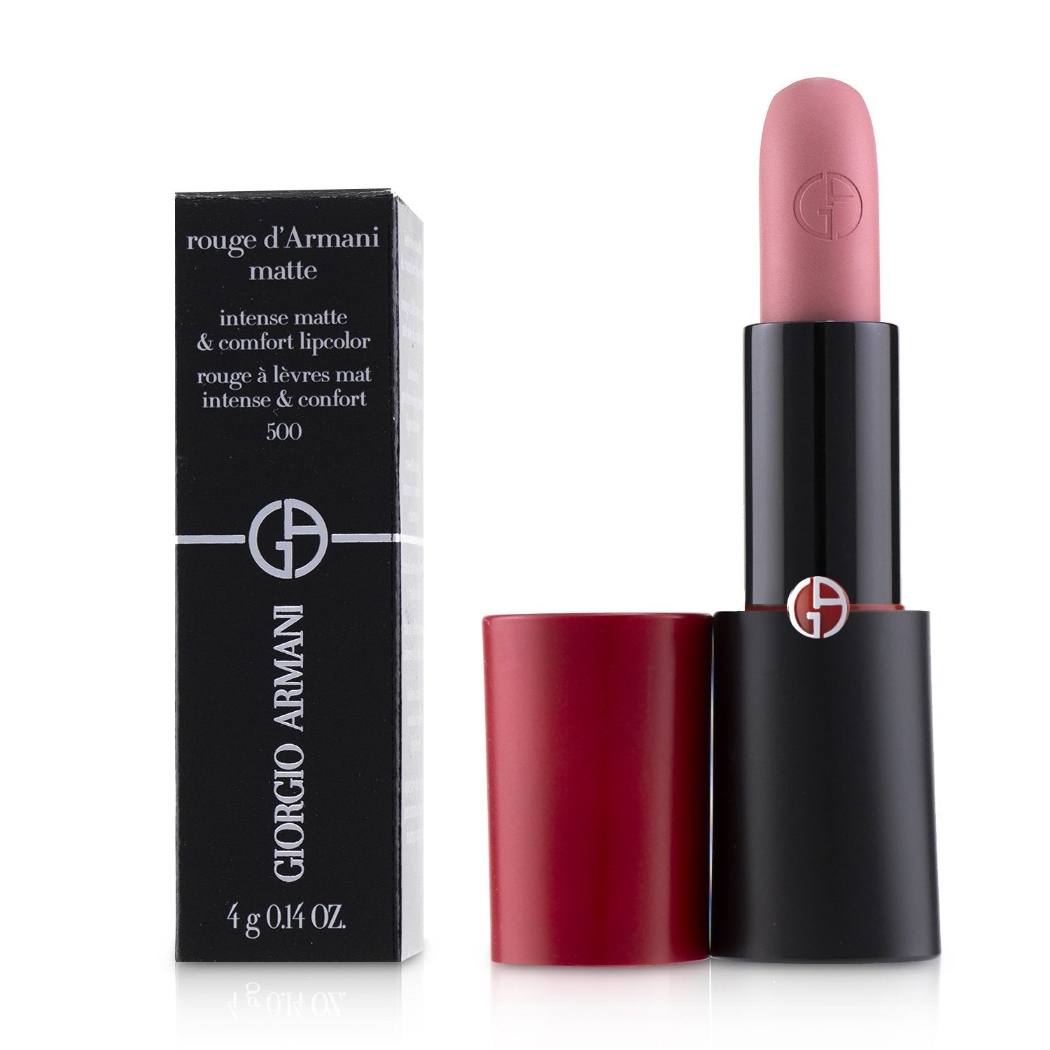 Giorgio Armani/ジョルジオ アルマーニ+ルージュ ドゥアルマーニ マット インテンス マット & コンフォート リップカラー+4g/0.14oz+# 500 Fatale ブランドコスメ
